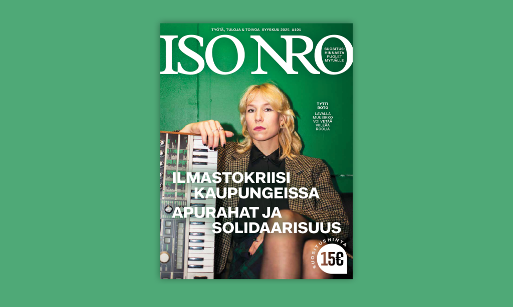 Iso Numero #101 kannessa Tytti Roto